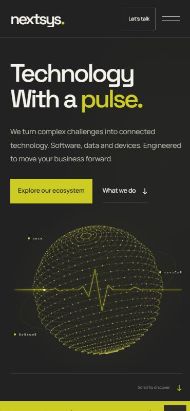 Nextsys: impaginazione mobile